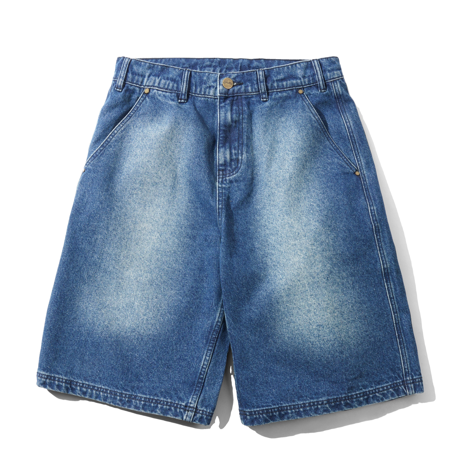Work Shorts, Distressed Indigo