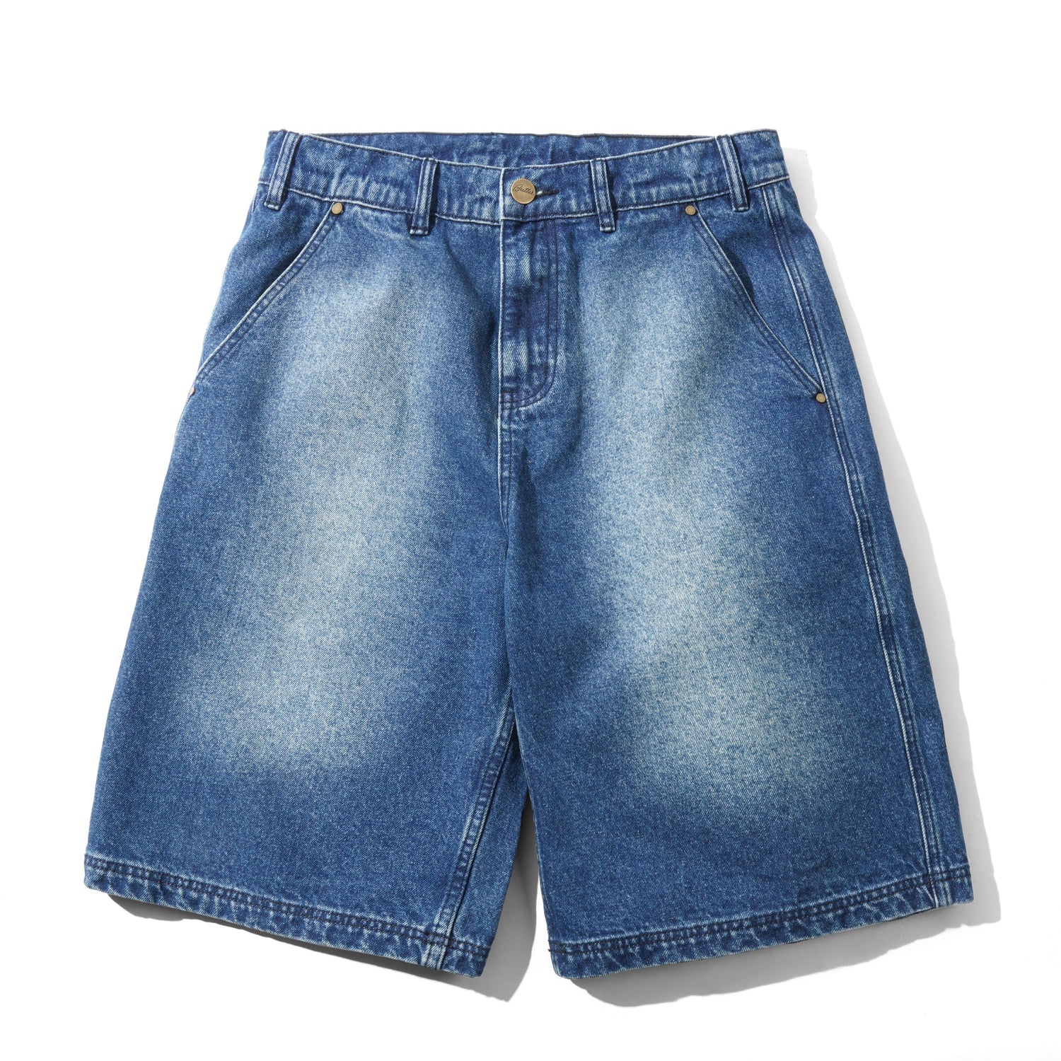 Work Shorts, Distressed Indigo