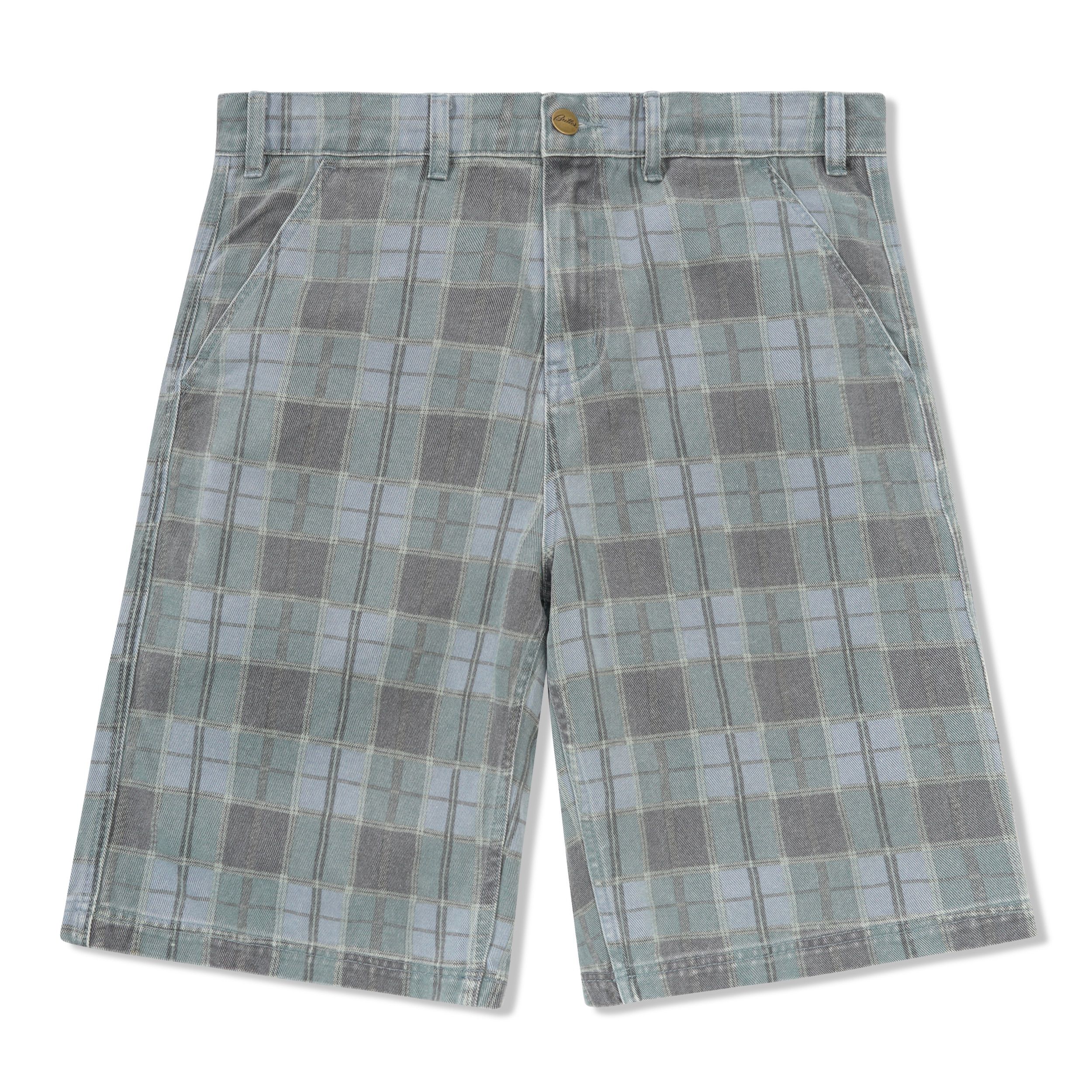 【BUTTER GOODS】 Work Shorts, Washed Plaid Work Shorts, Washed Plaid – Butter Goods USA
