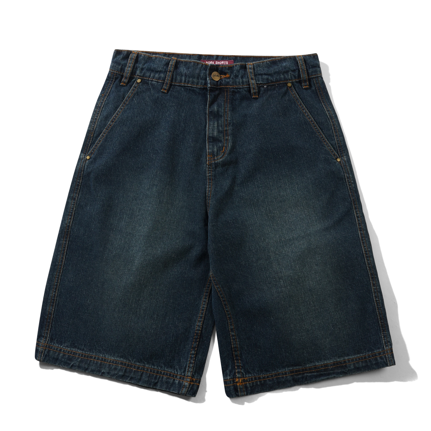 Work Shorts, Streaky Navy Wash