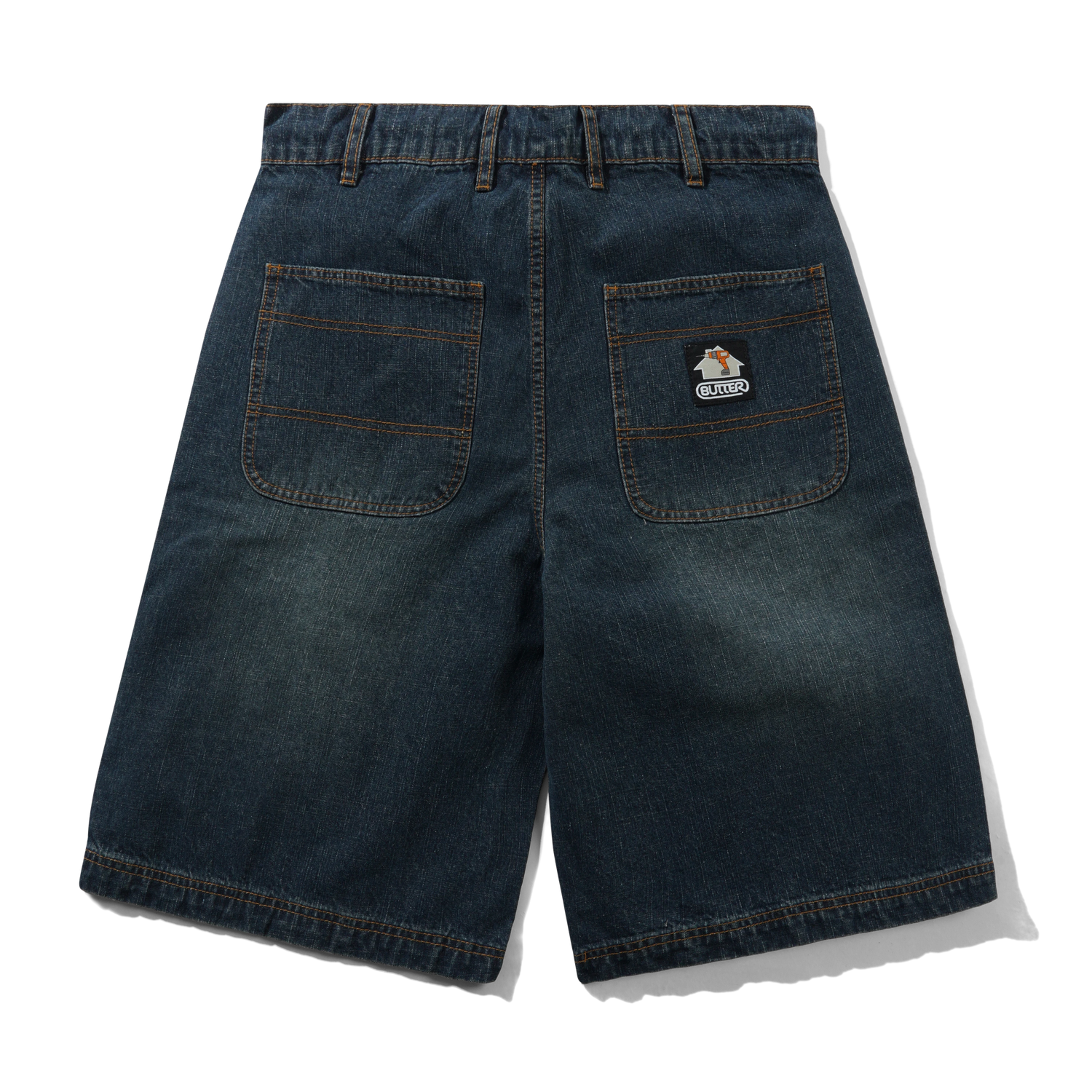 Work Shorts, Streaky Navy Wash