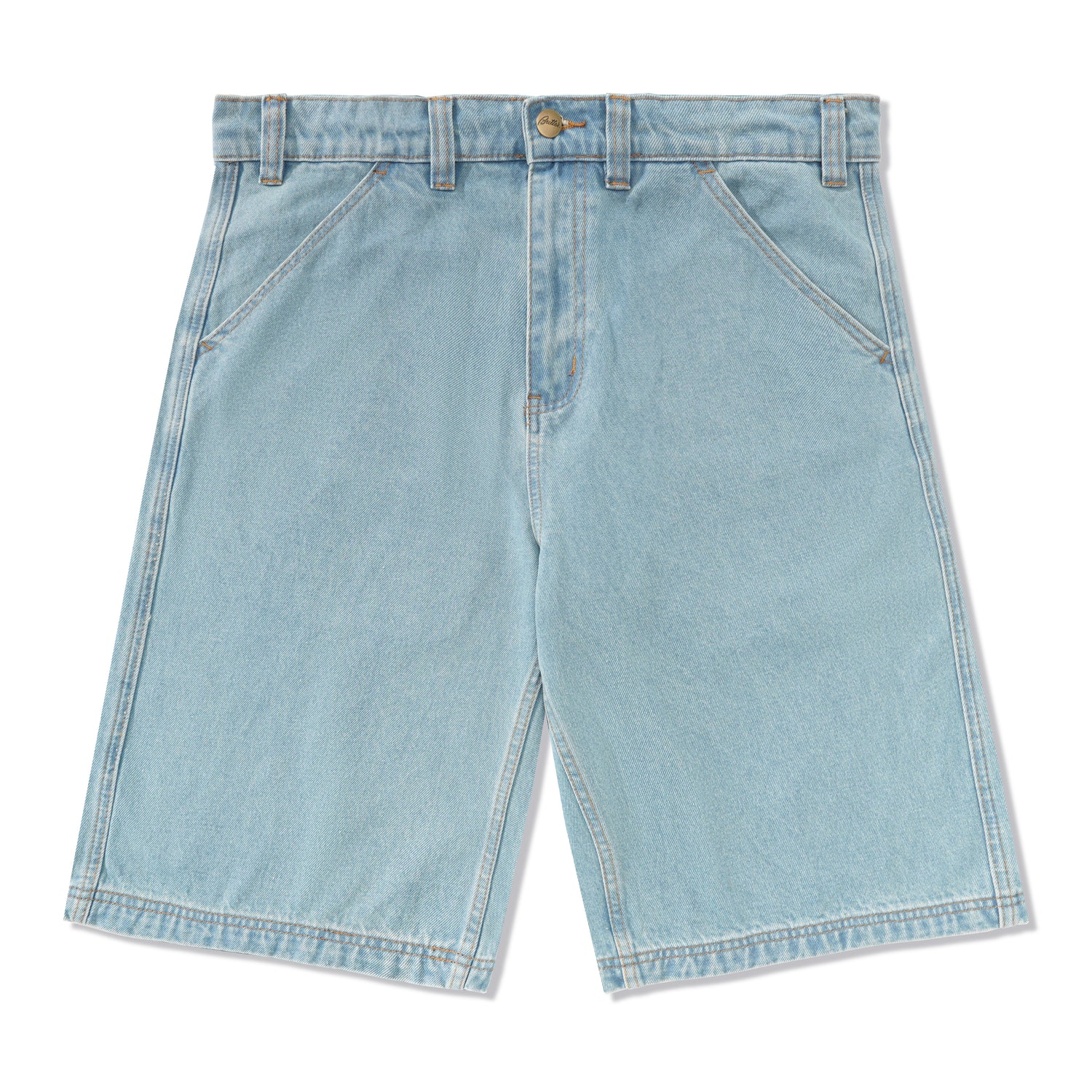 Work Shorts, Distress Washed Indigo