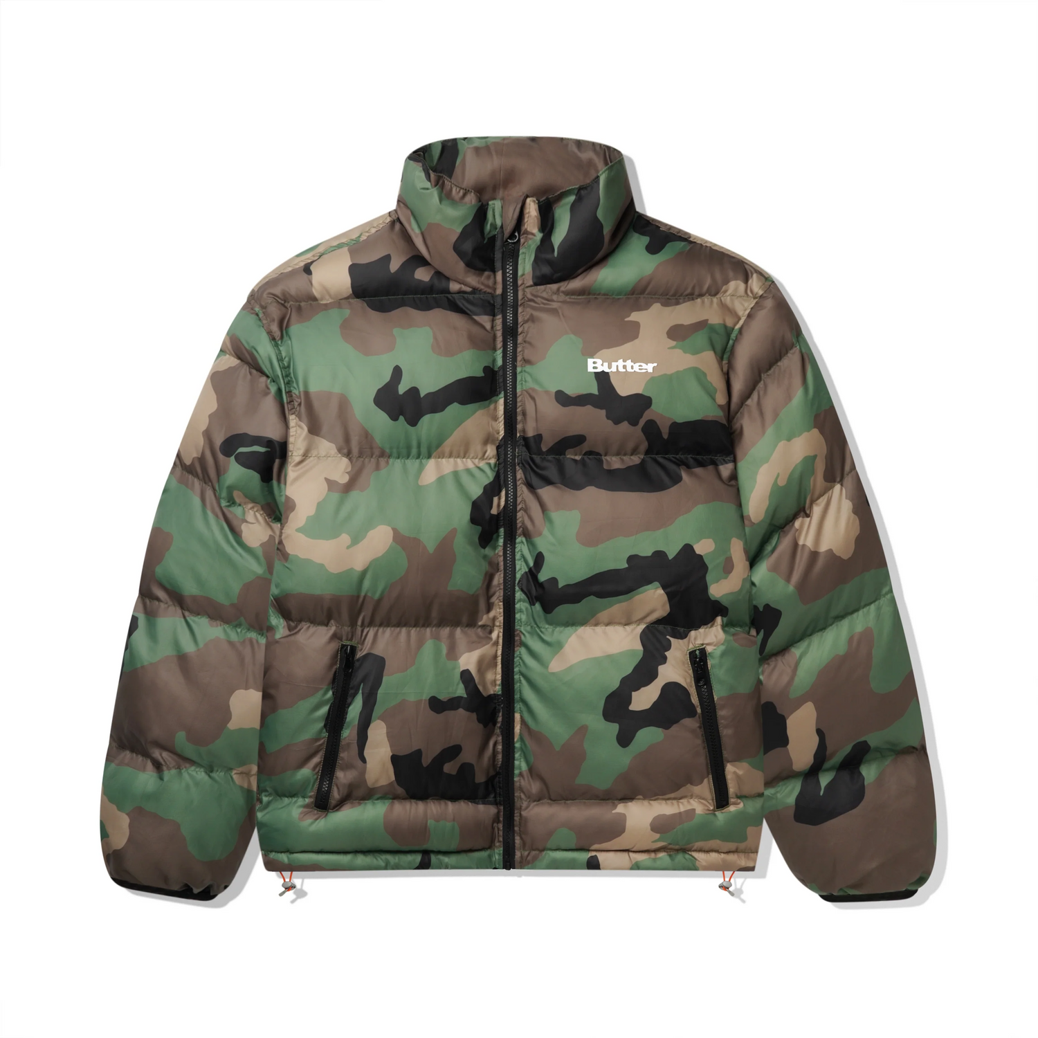 Base Puffer Jacket Camo Butter Goods