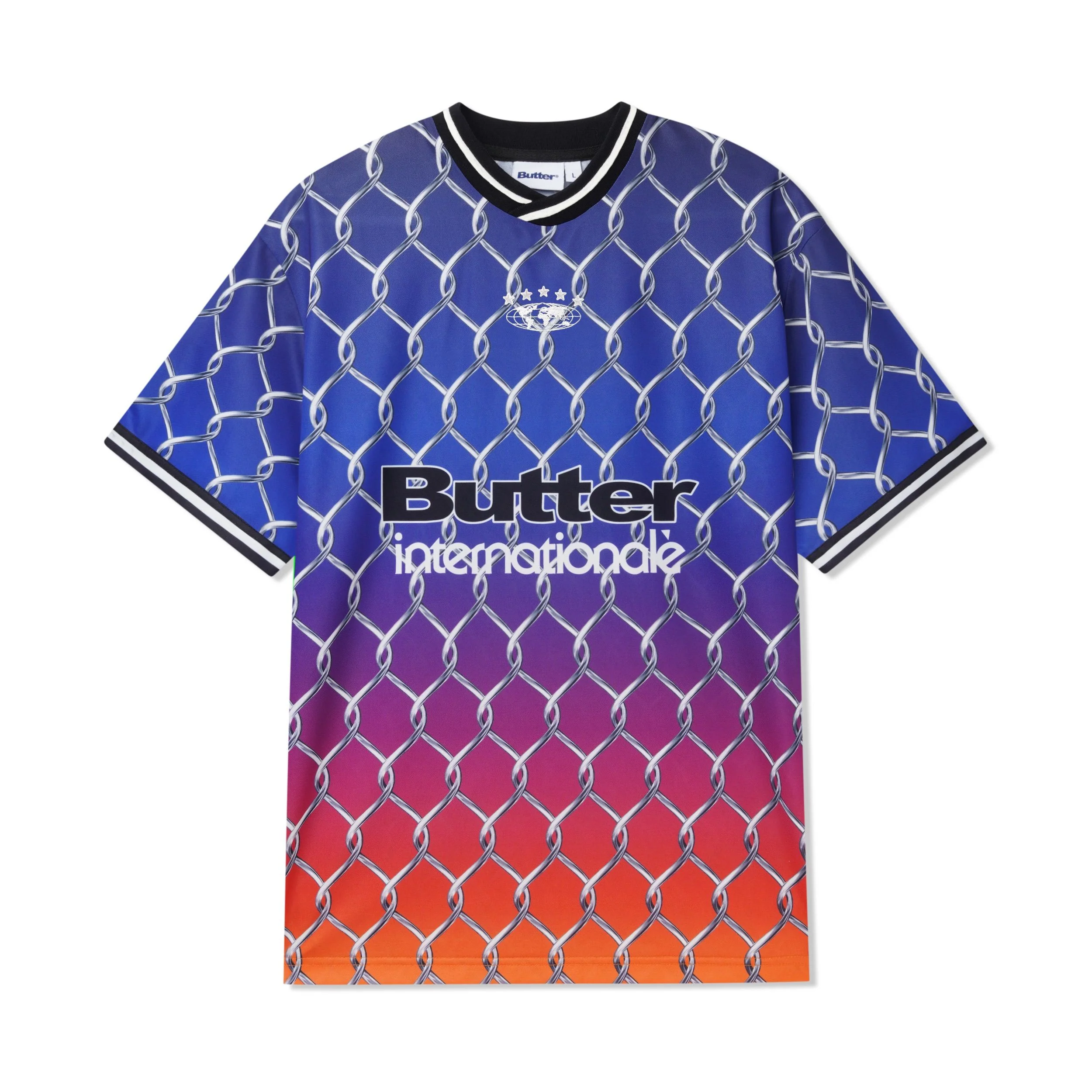 【BUTTER GOODS】Foliage Camo Jersey - Orange cagejerseysunset1.png?v=1724227852
