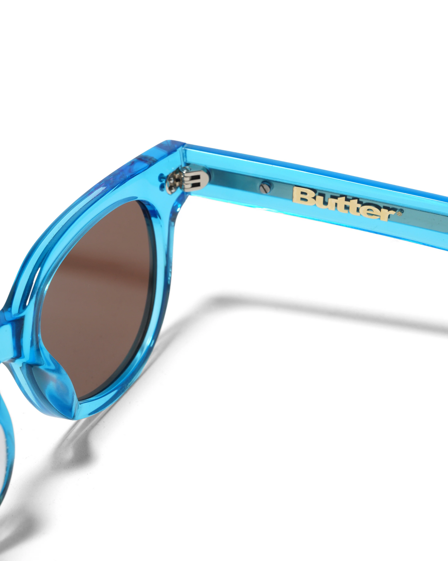 Conquistador Sunglasses, Translucent Blue