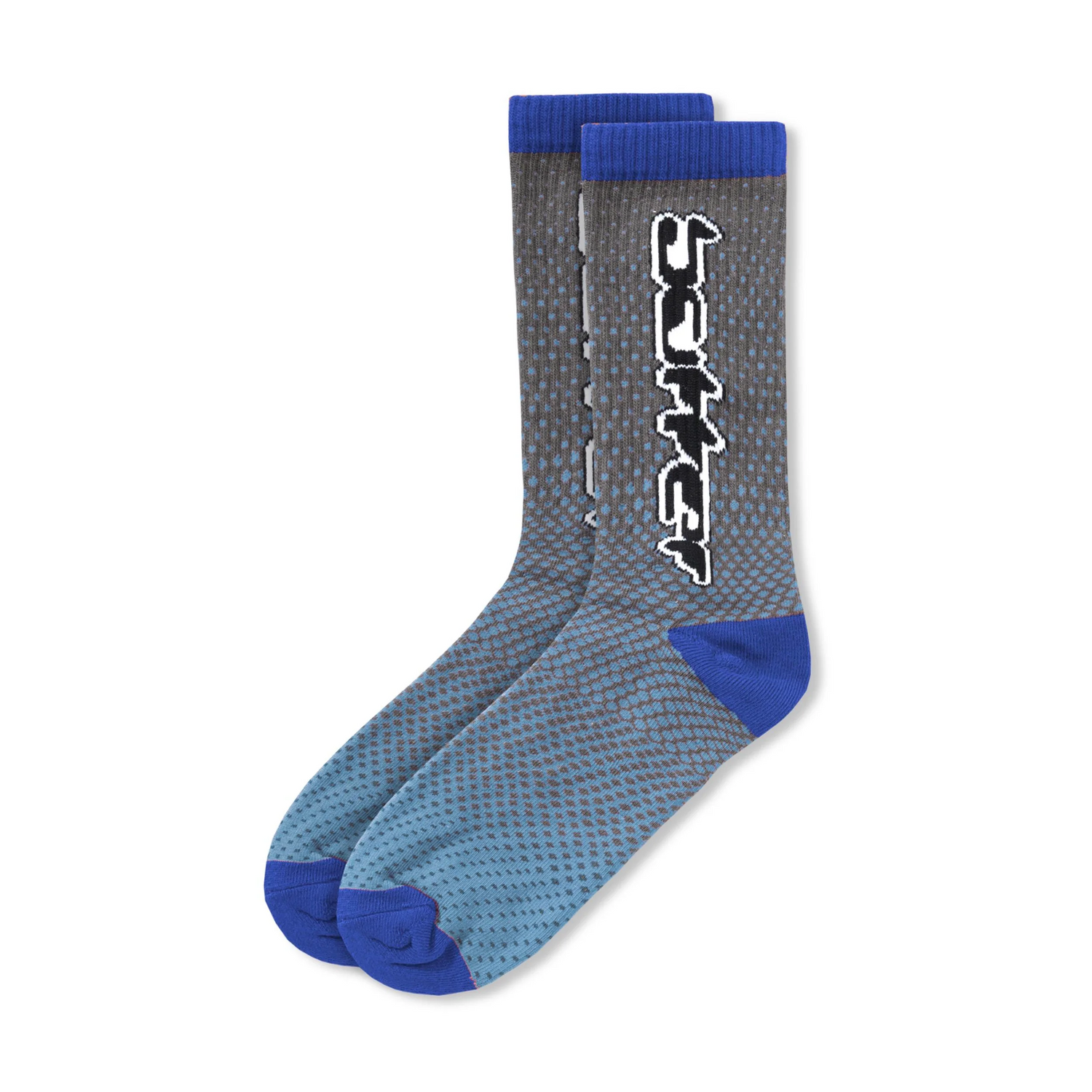 Corrosive Socks, Grey / Blue