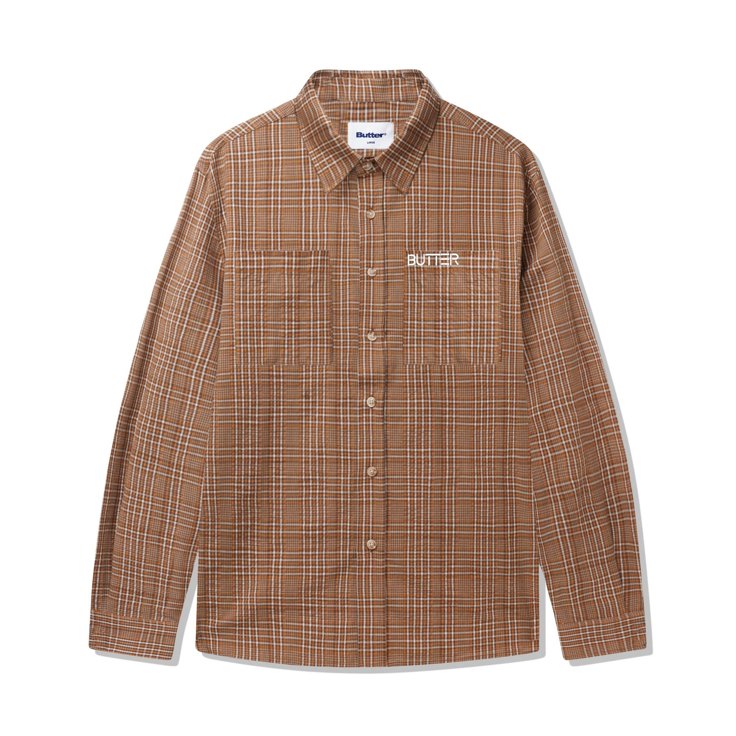 Equipt Plaid Shirt, Oak