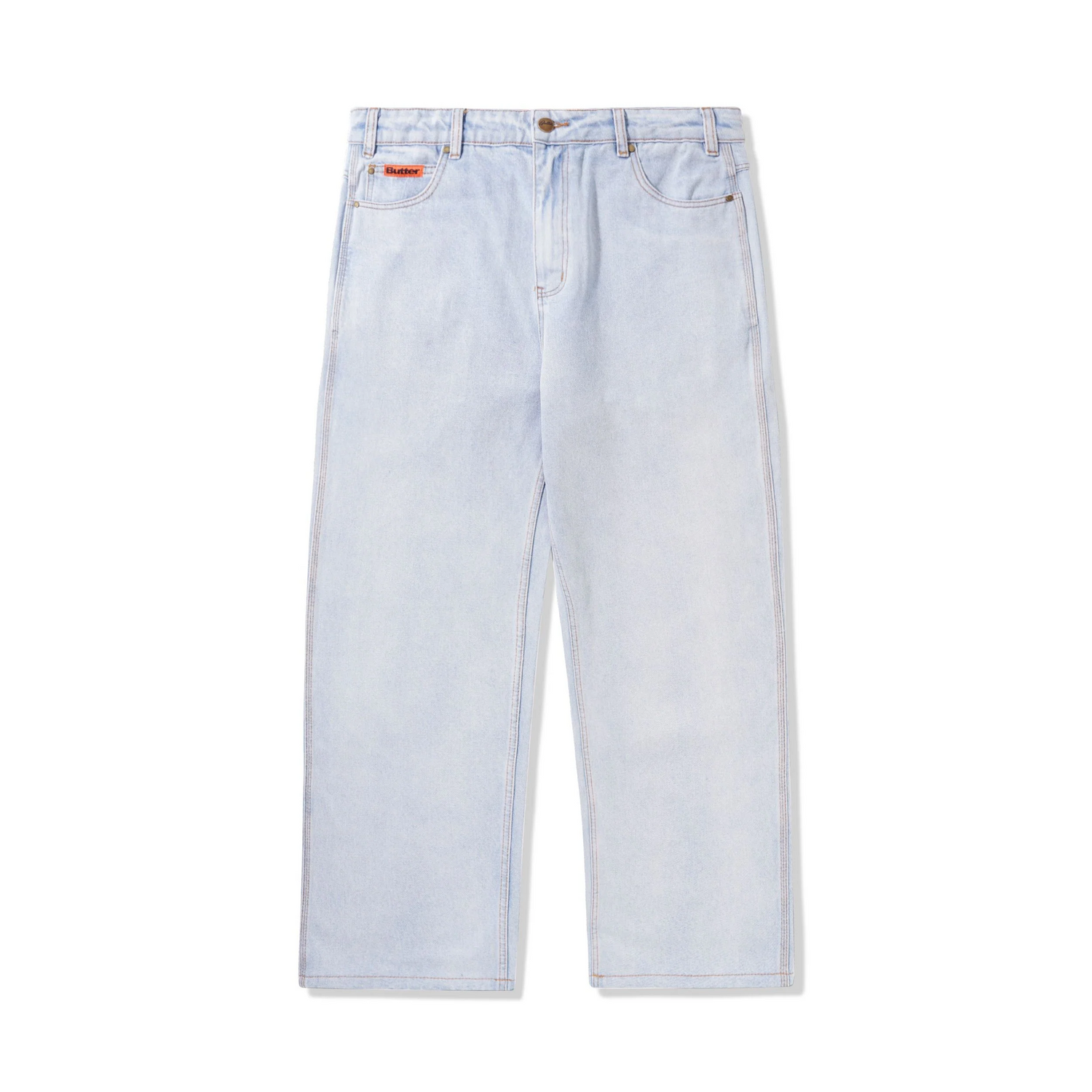 Relaxed Denim Jeans, Light Blue