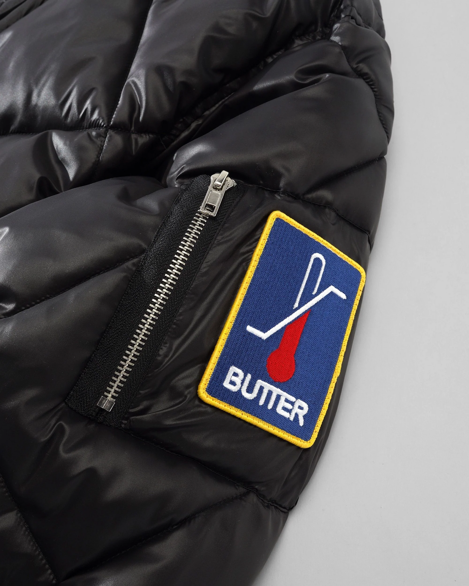【BUTTER GOODS】Temperature Bomber Jacket - Black Temperature Bomber Jacket, Black – Butter Goods