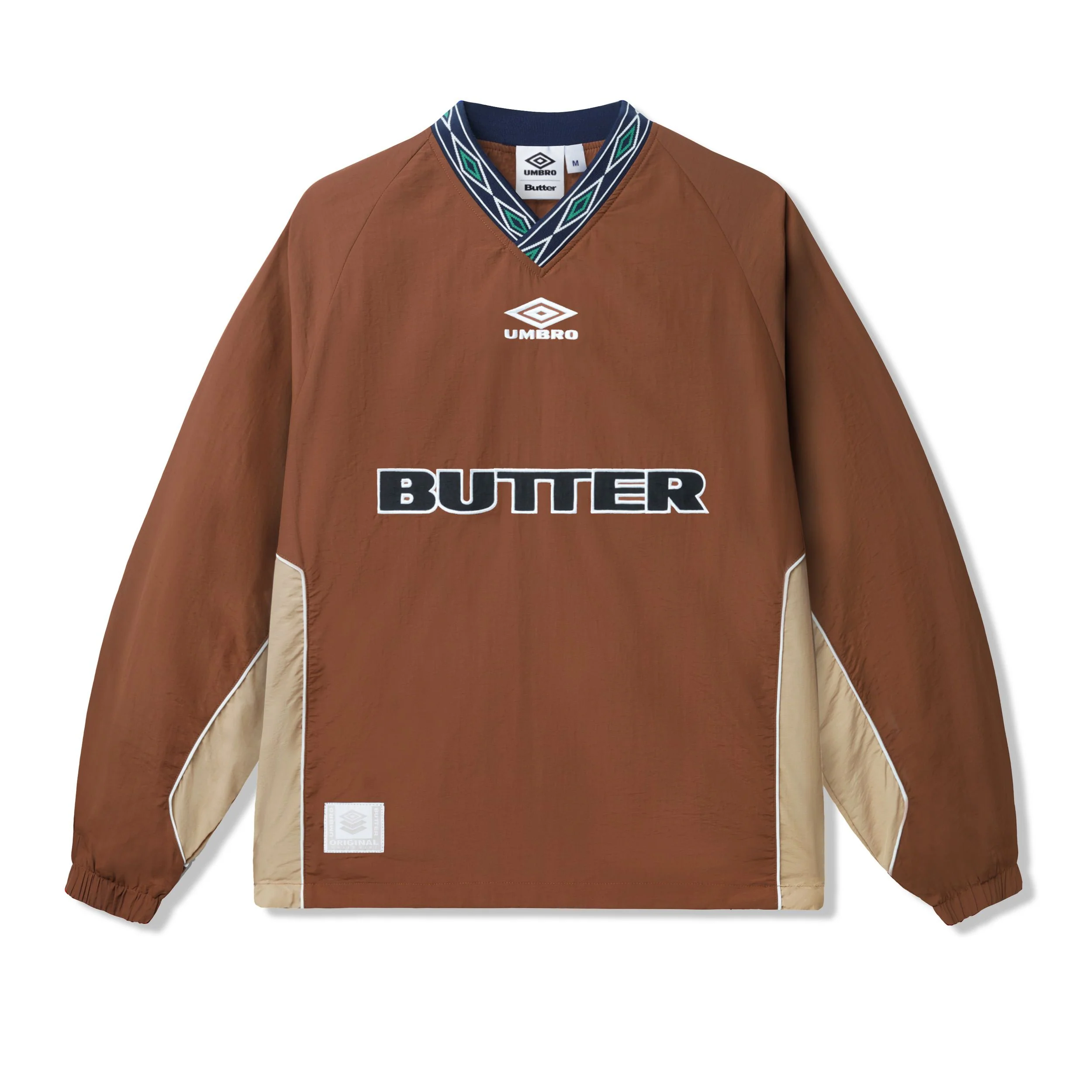 【BUTTER GOODS】Training Pullover - Chocolate/Tan trainingpulloverchocolate_tan1