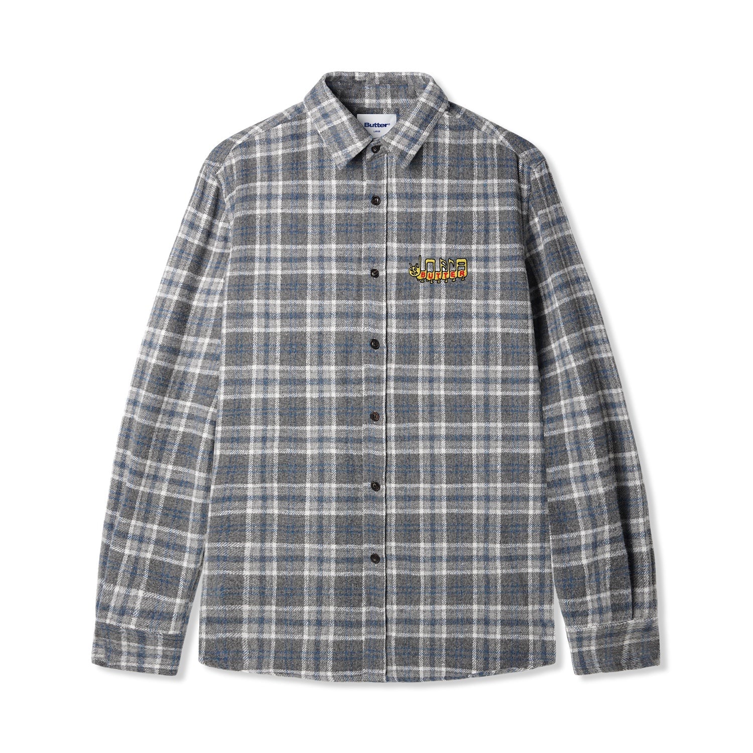 Caterpillar Flannel Shirt, Grey / Slate