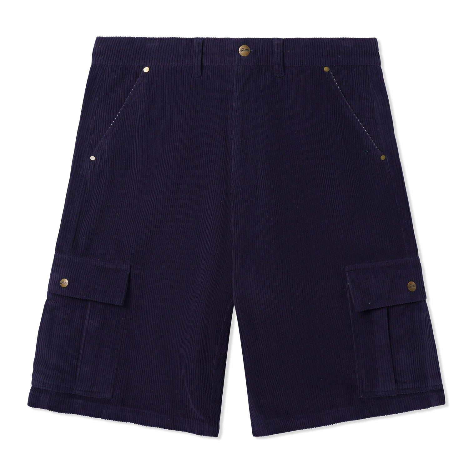 Corduroy Cargo Shorts, Navy