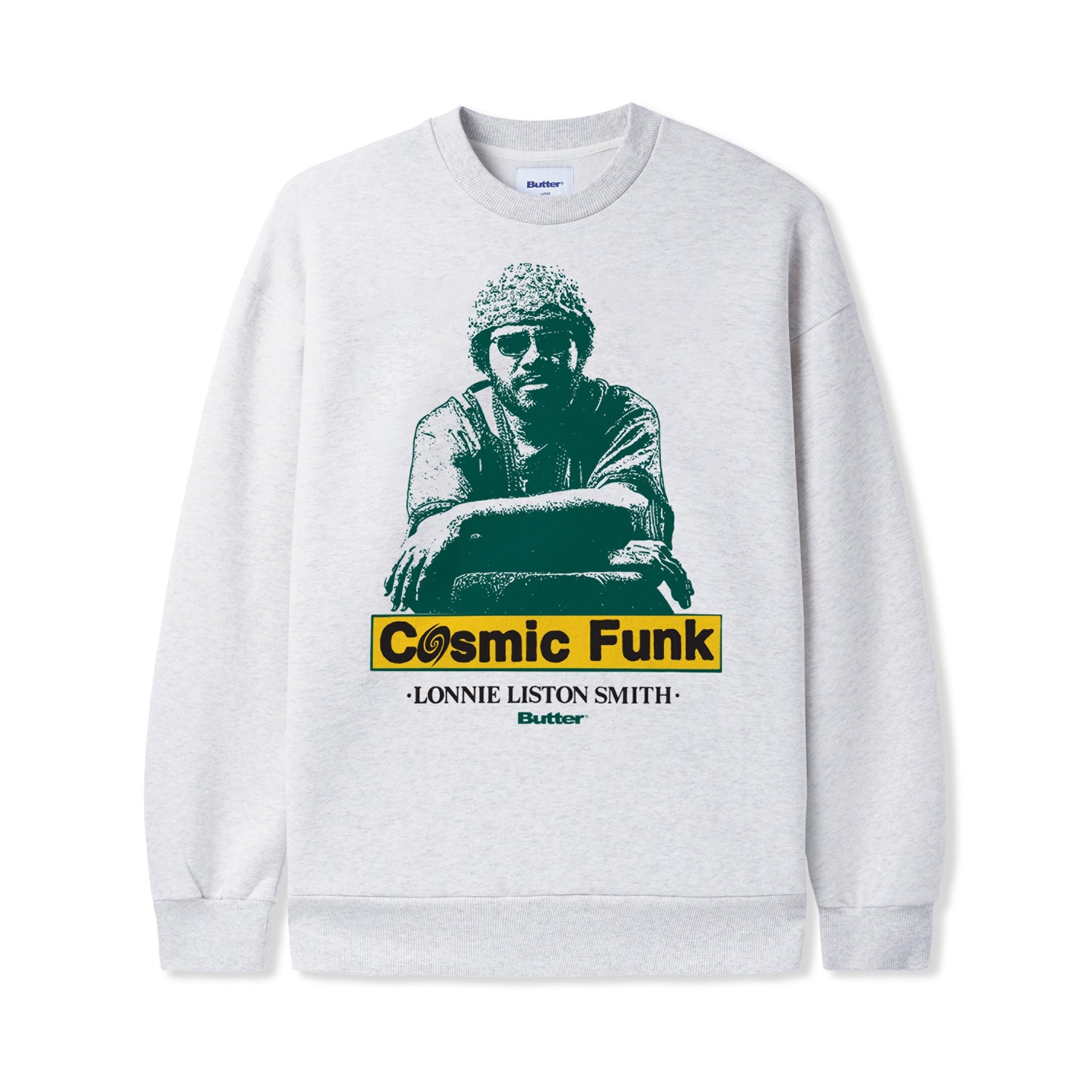 Cosmic Funk Crewneck, Ash Grey