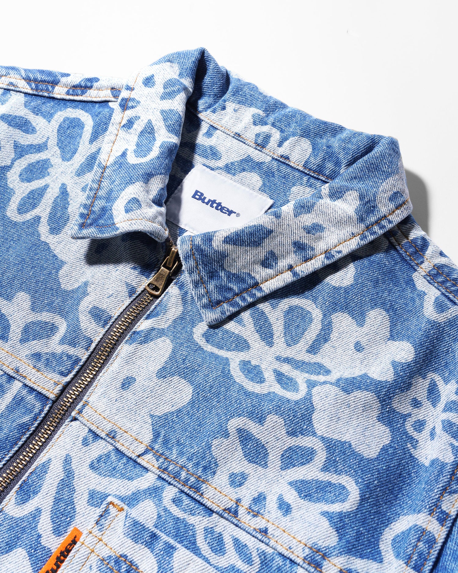 Butter Goods: Blue Flowers Denim Jacket