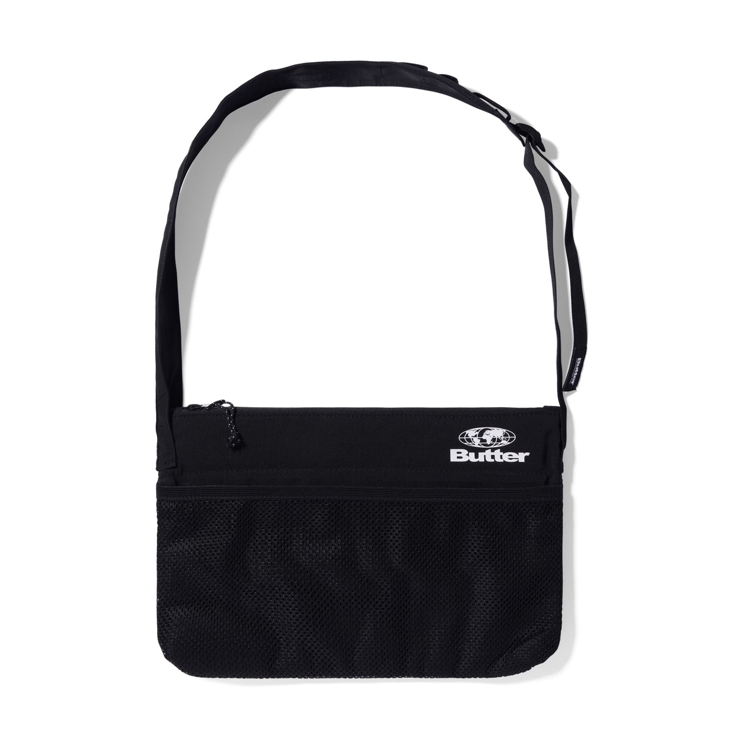 Ripstop Puffer Side Bag, Black