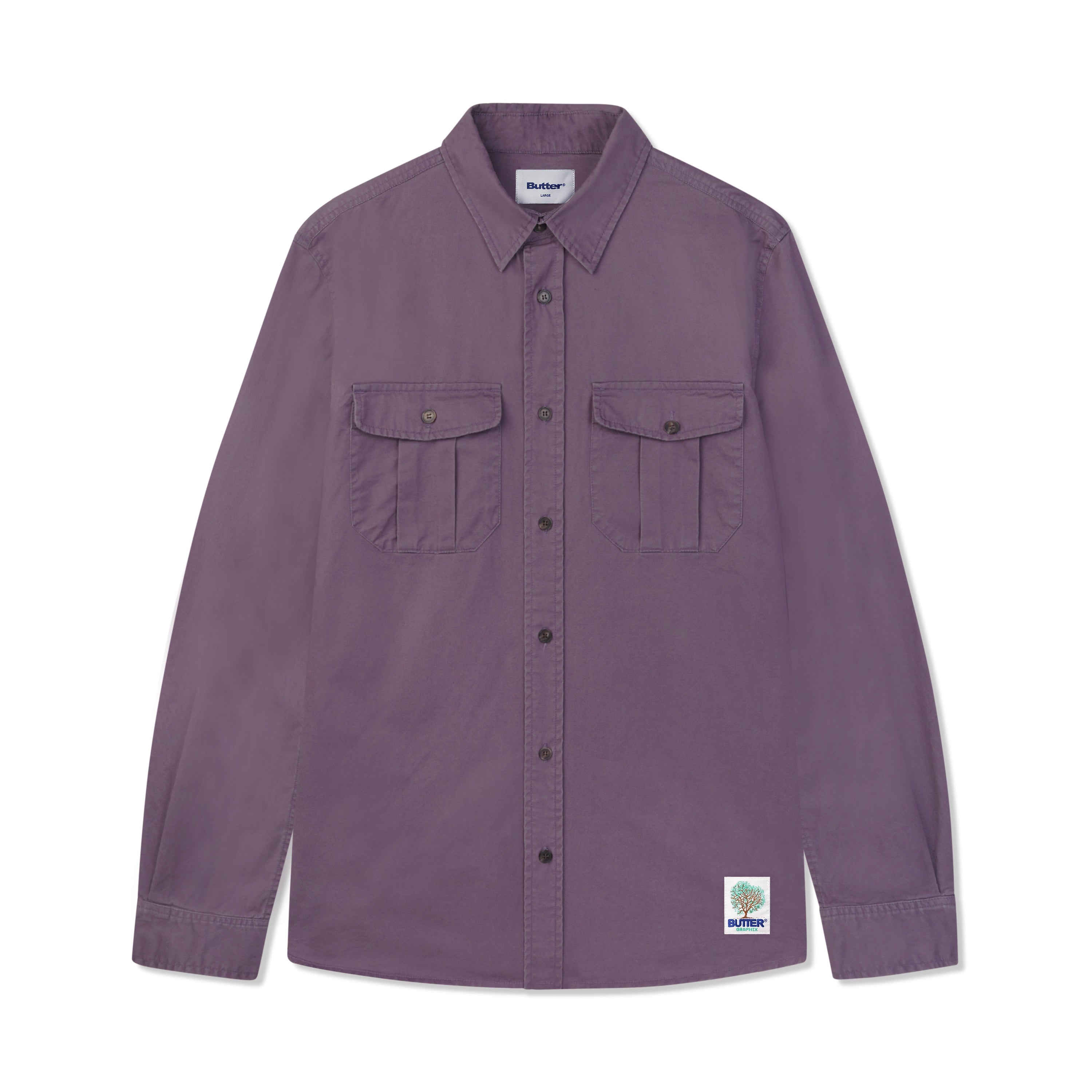 WashedPocketLongSleeveShirtEgg