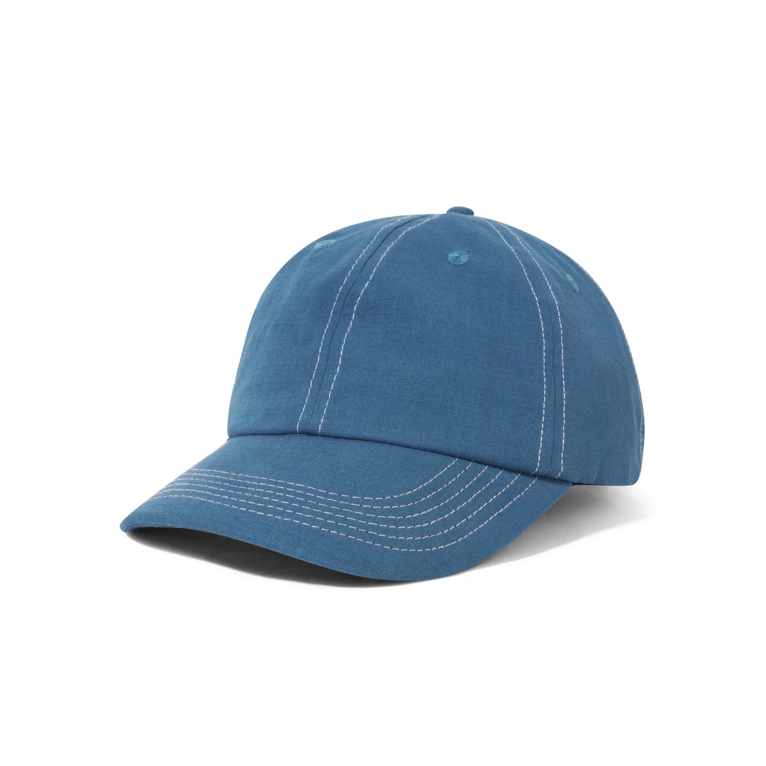 Washed Ripstop 6 Panel Cap, Navy