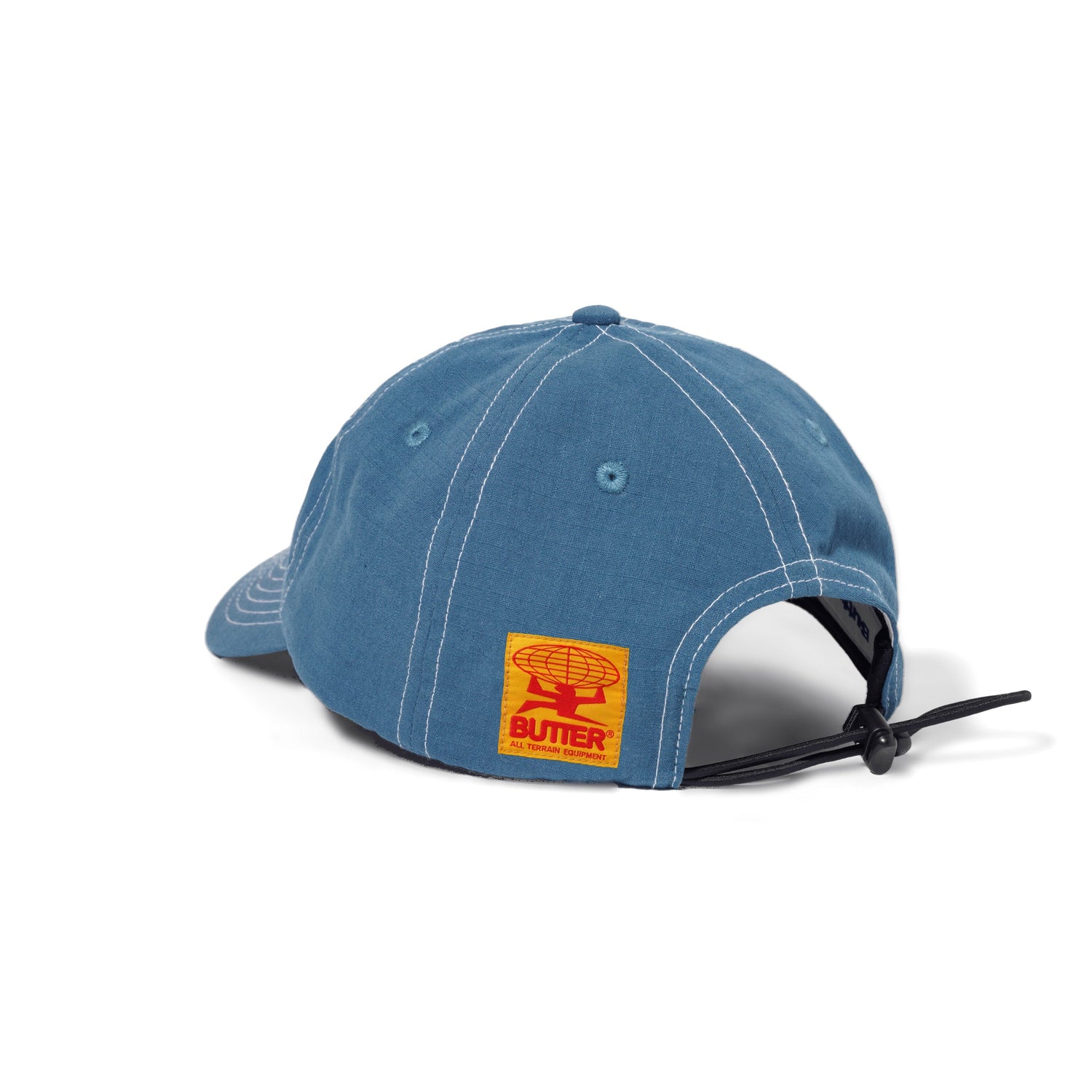 Washed Ripstop 6 Panel Cap, Navy