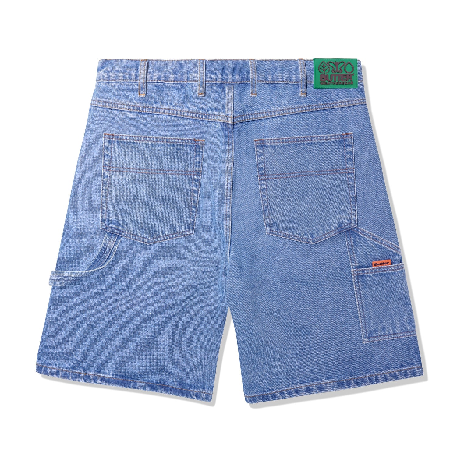 Weathergear Heavy Weight Denim Shorts, Washed Indigo